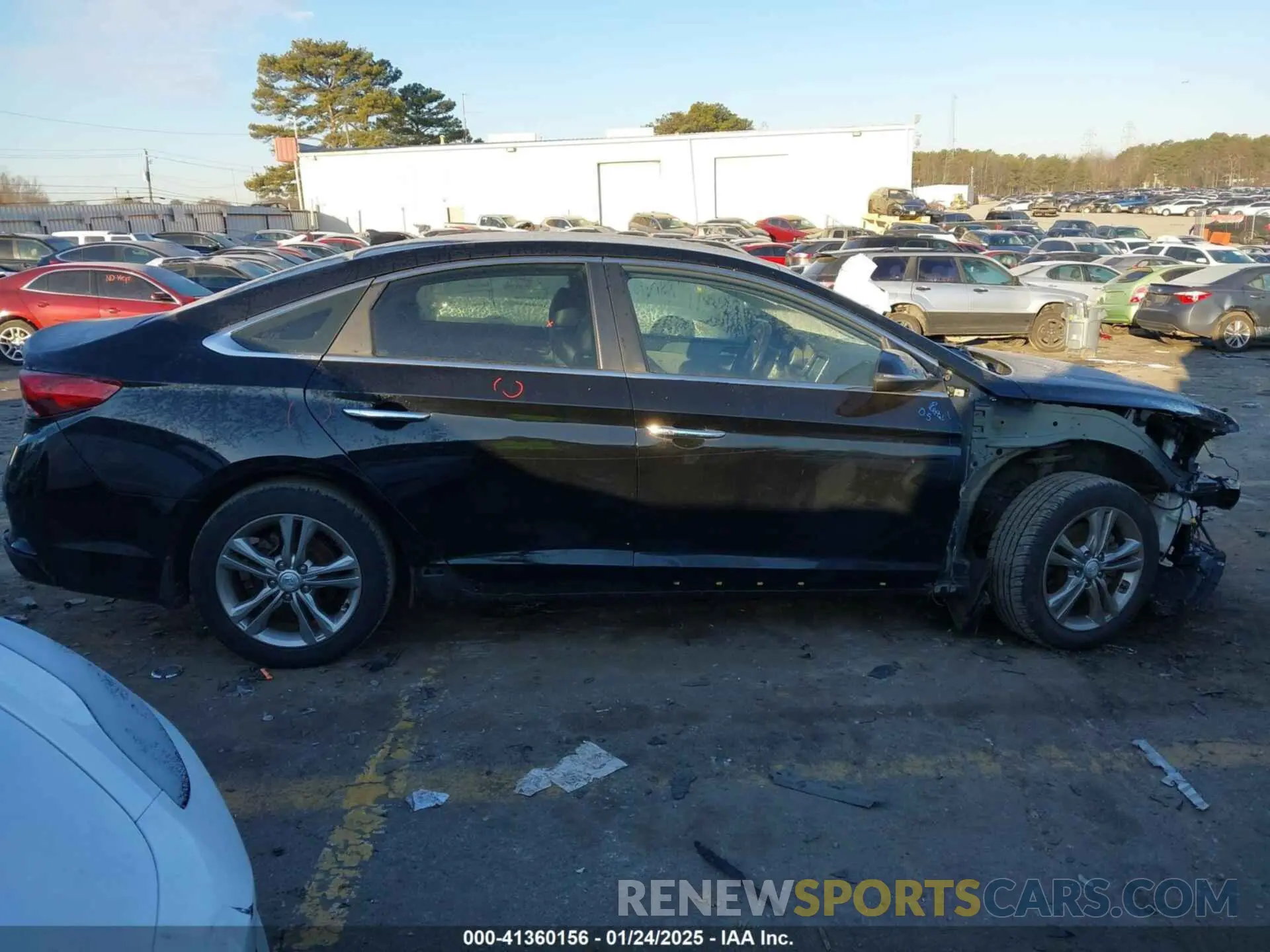 14 fotografías del automóvil dañado 5NPE34AF5KH742195 HYUNDAI SONATA 2019
