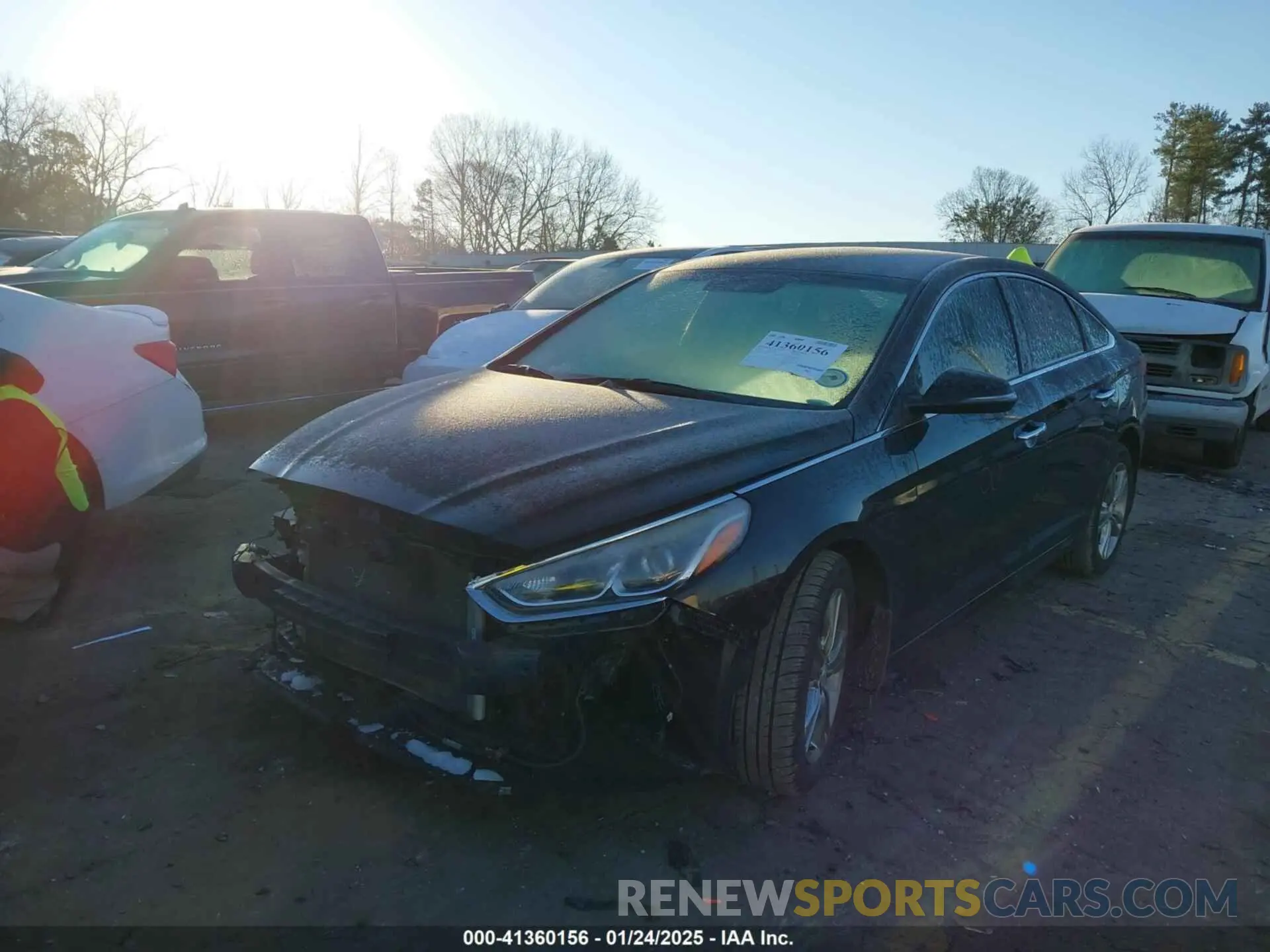 2 fotografías del automóvil dañado 5NPE34AF5KH742195 HYUNDAI SONATA 2019