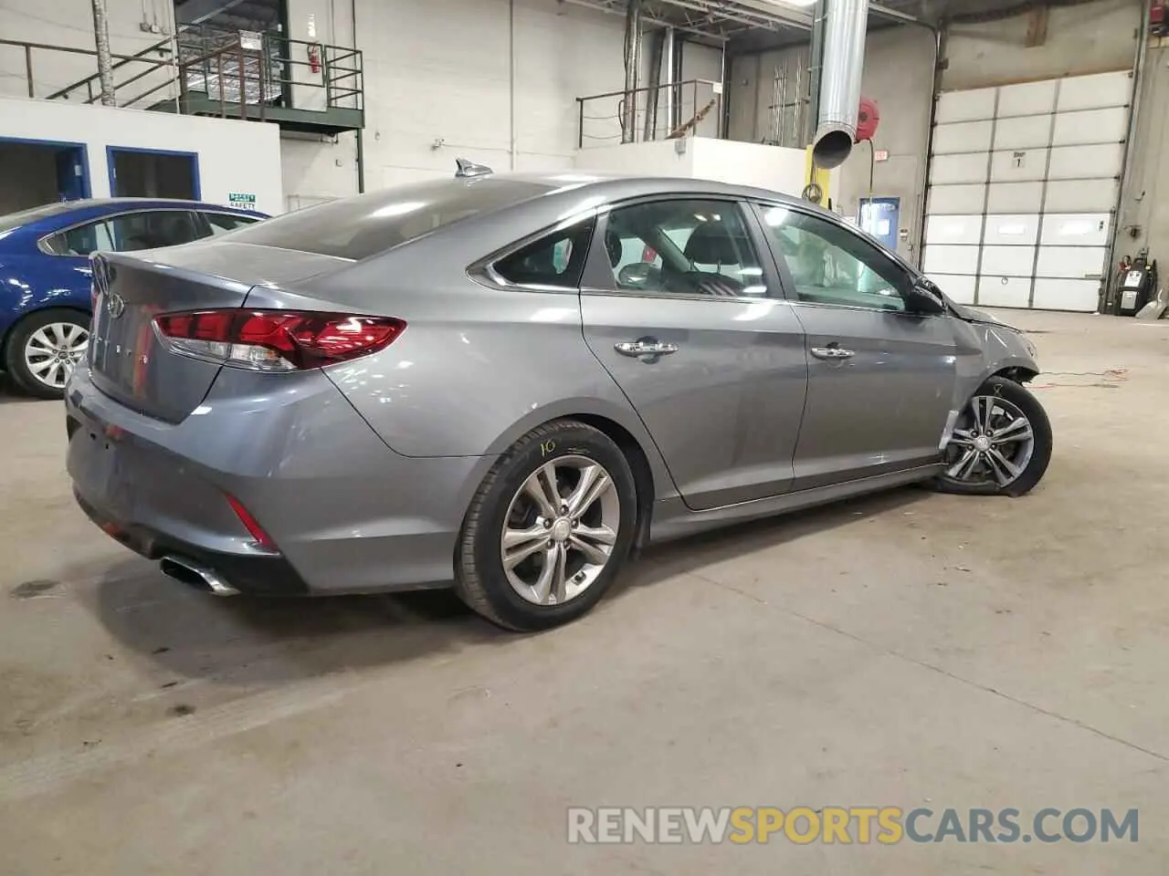 3 fotografías del automóvil dañado 5NPE34AF5KH761667 HYUNDAI SONATA 2019