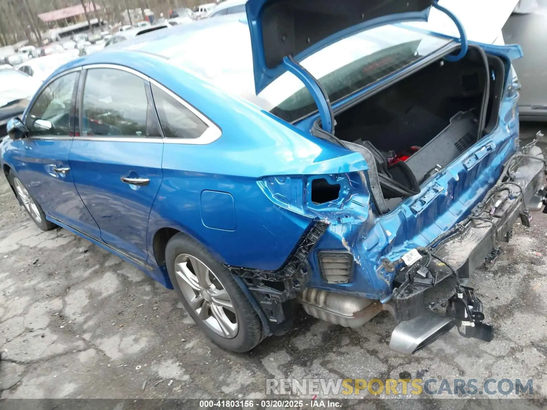 3 fotografías del automóvil dañado 5NPE34AF6KH736888 HYUNDAI SONATA 2019