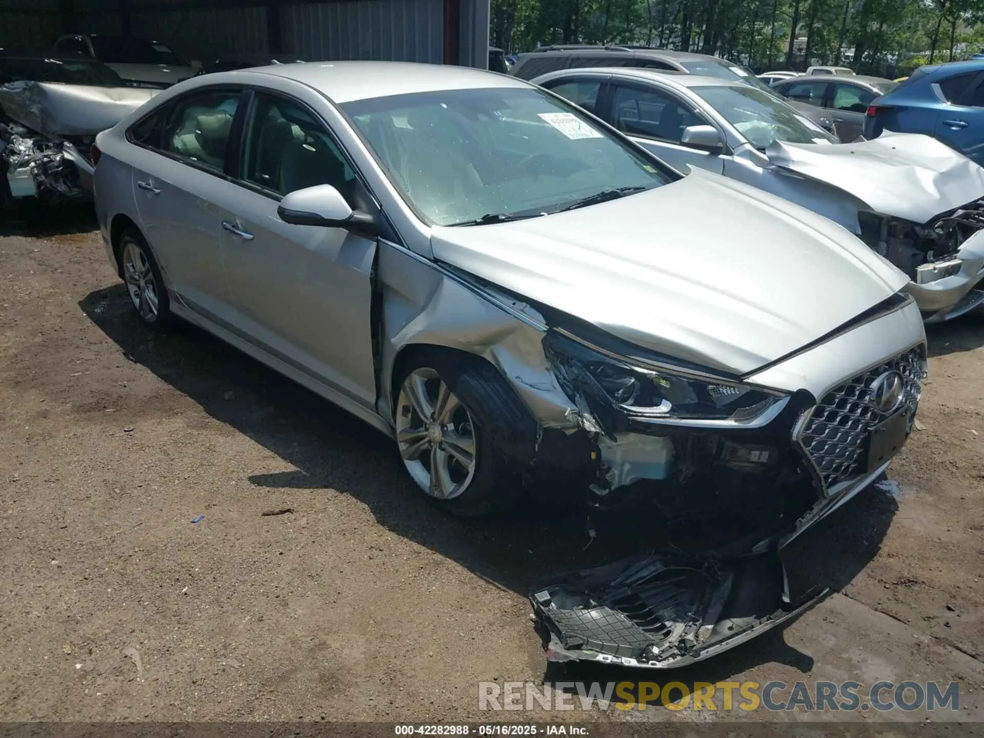 1 fotografías del automóvil dañado 5NPE34AF6KH763086 HYUNDAI SONATA 2019