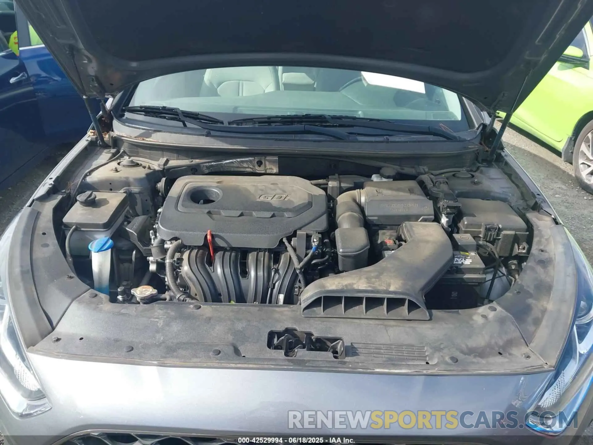 10 fotografías del automóvil dañado 5NPE34AF6KH772385 HYUNDAI SONATA 2019