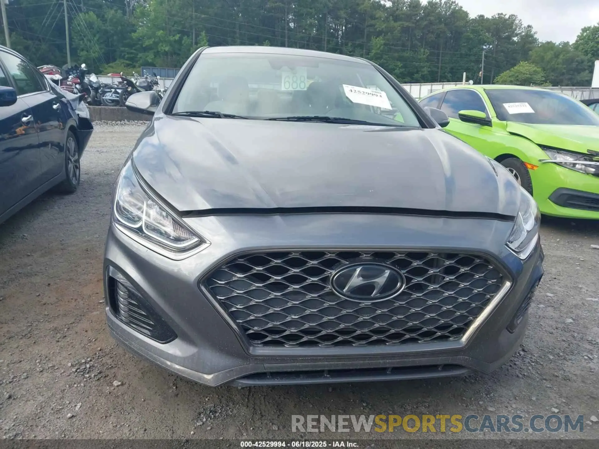 12 fotografías del automóvil dañado 5NPE34AF6KH772385 HYUNDAI SONATA 2019