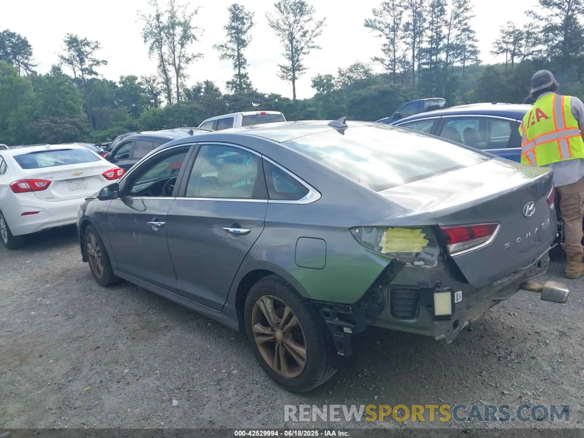 14 fotografías del automóvil dañado 5NPE34AF6KH772385 HYUNDAI SONATA 2019