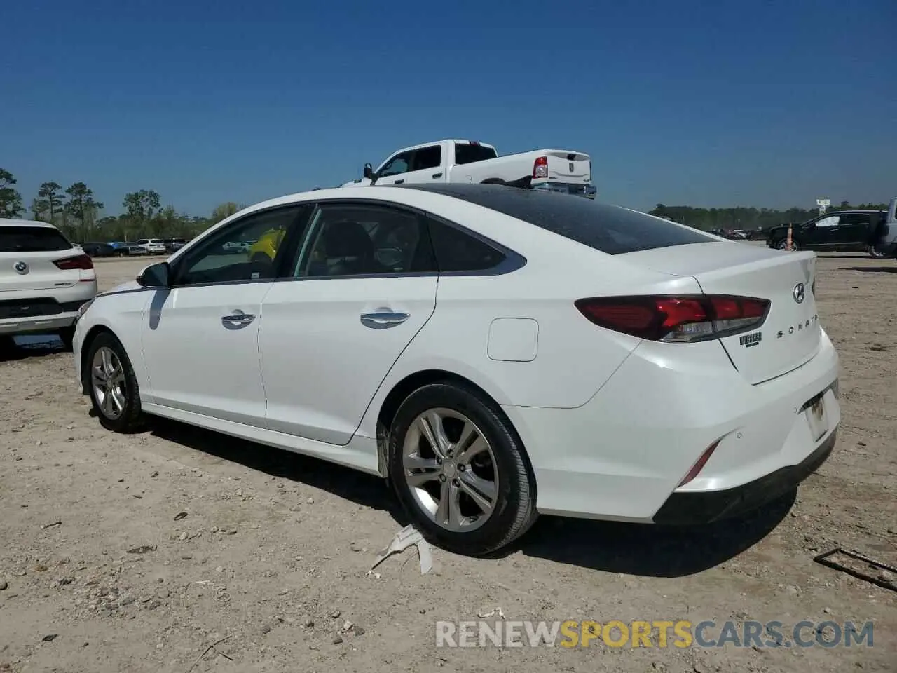 2 fotografías del automóvil dañado 5NPE34AF6KH779417 HYUNDAI SONATA 2019