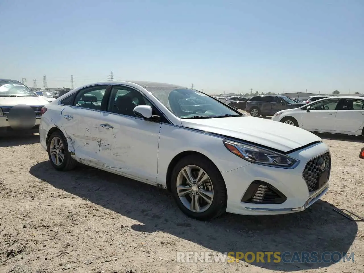 4 fotografías del automóvil dañado 5NPE34AF6KH779417 HYUNDAI SONATA 2019