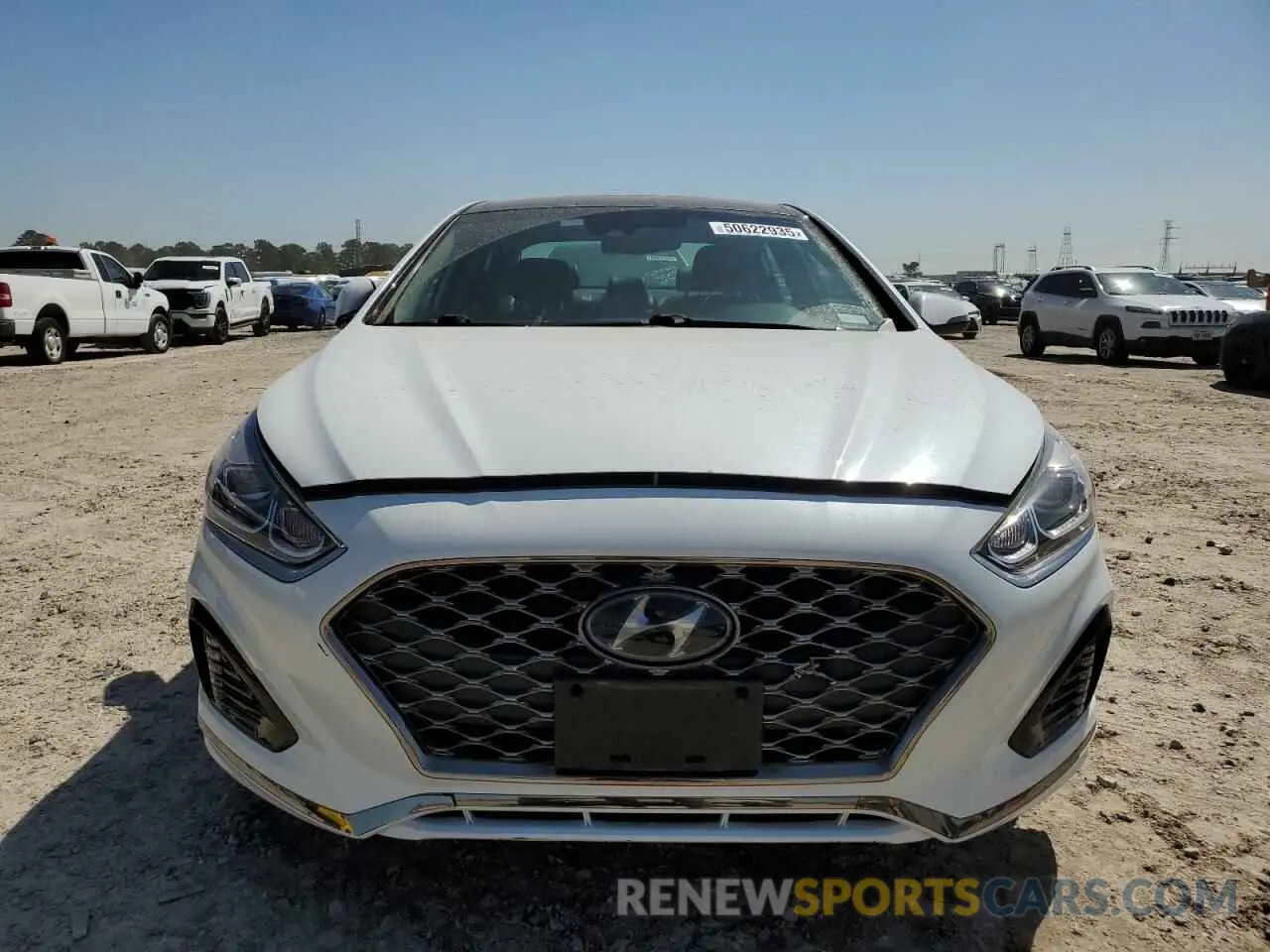 5 fotografías del automóvil dañado 5NPE34AF6KH779417 HYUNDAI SONATA 2019