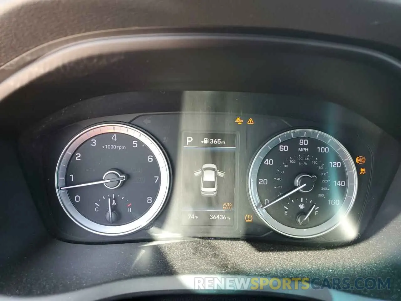 9 fotografías del automóvil dañado 5NPE34AF6KH779417 HYUNDAI SONATA 2019