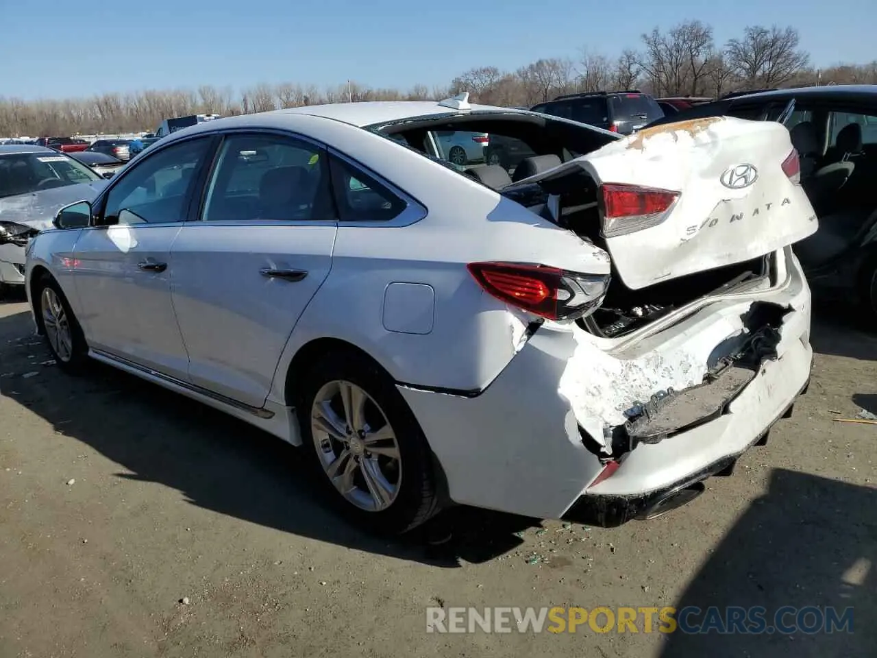 2 fotografías del automóvil dañado 5NPE34AF6KH783757 HYUNDAI SONATA 2019