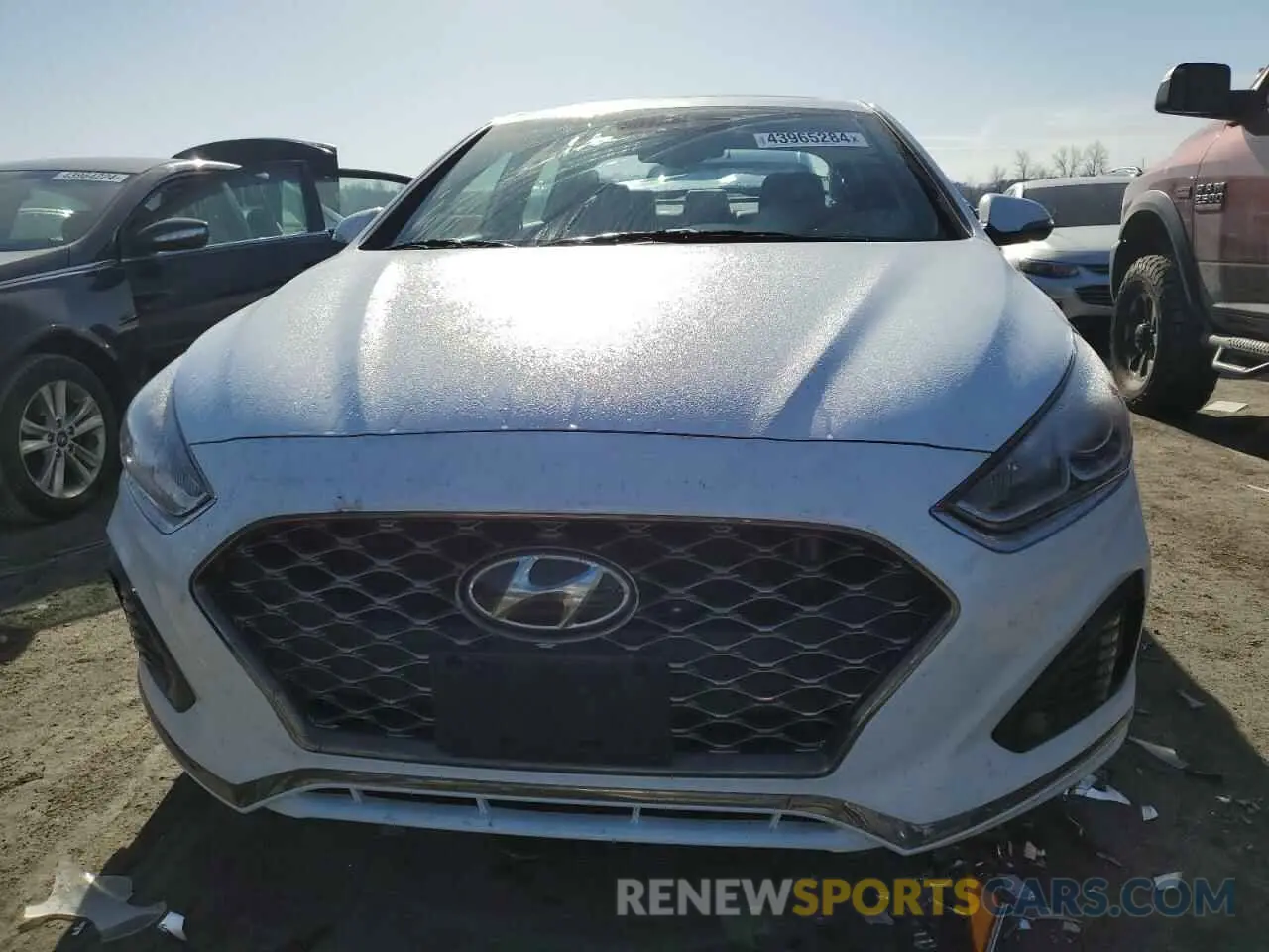 5 fotografías del automóvil dañado 5NPE34AF6KH783757 HYUNDAI SONATA 2019