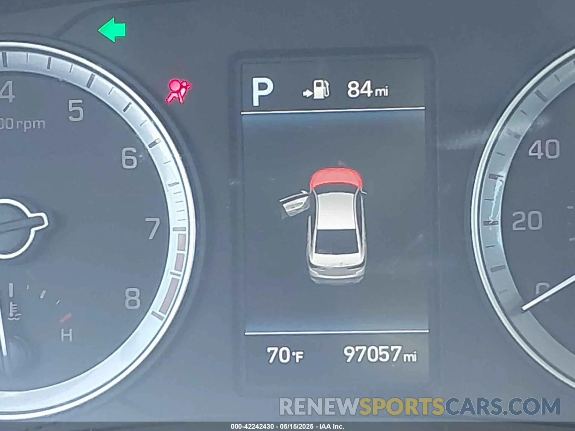15 fotografías del automóvil dañado 5NPE34AF6KH815722 HYUNDAI SONATA 2019