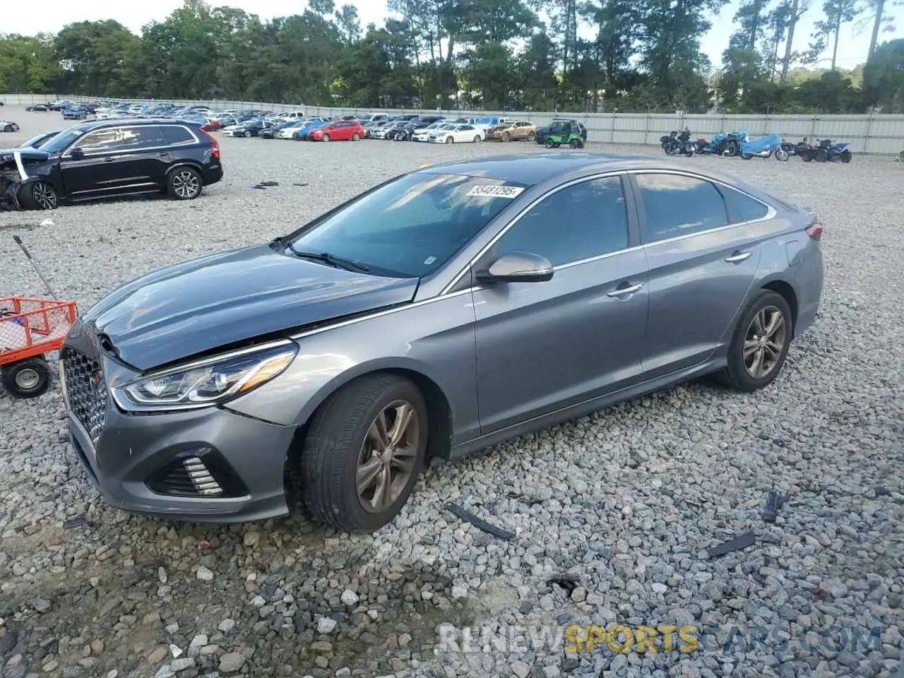 1 fotografías del automóvil dañado 5NPE34AF7KH746667 HYUNDAI SONATA 2019
