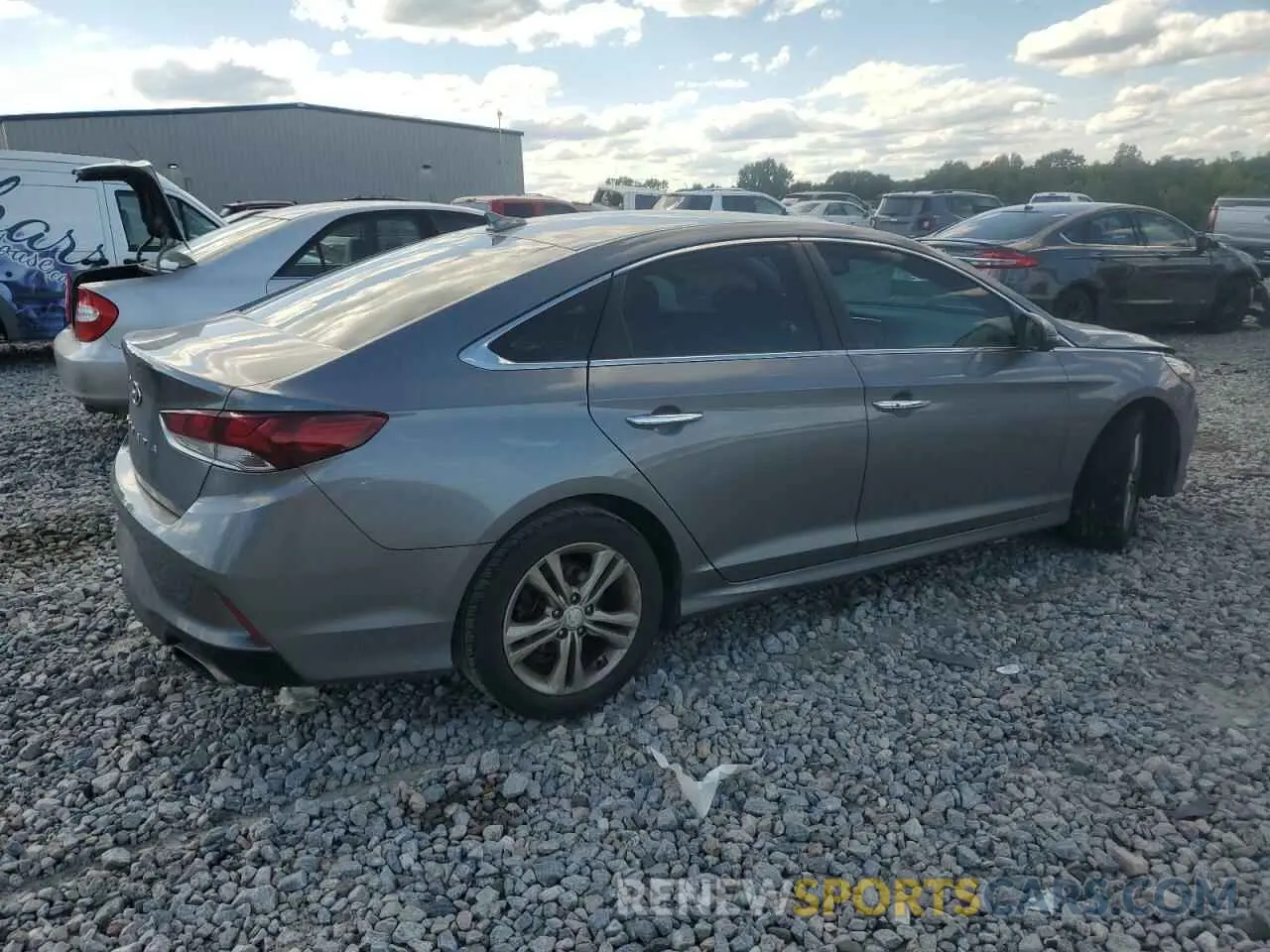 3 fotografías del automóvil dañado 5NPE34AF7KH746667 HYUNDAI SONATA 2019