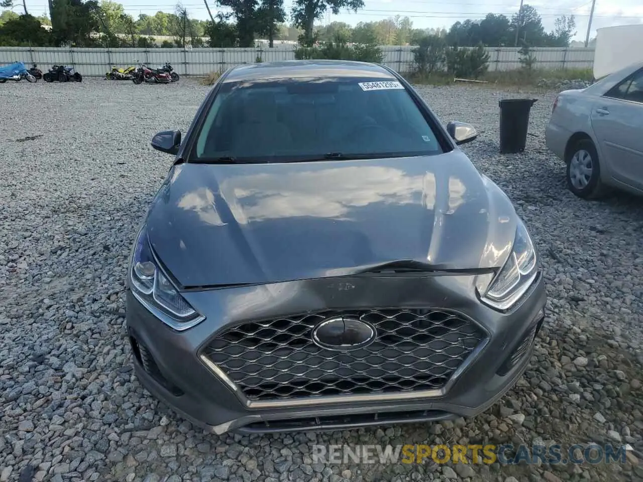 5 fotografías del automóvil dañado 5NPE34AF7KH746667 HYUNDAI SONATA 2019