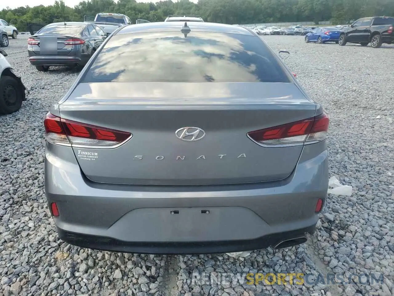 6 fotografías del automóvil dañado 5NPE34AF7KH746667 HYUNDAI SONATA 2019
