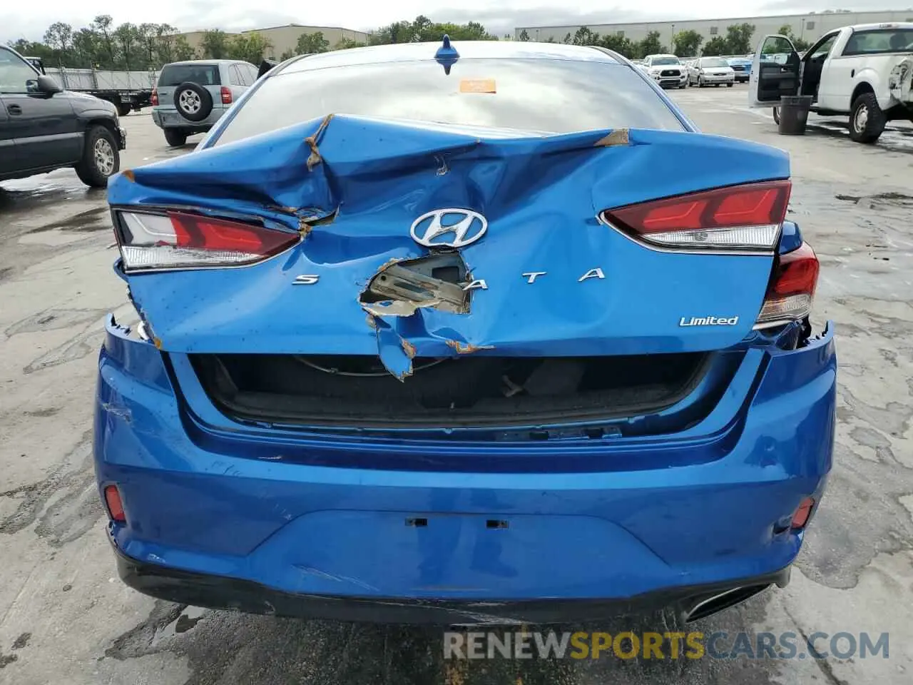 6 fotografías del automóvil dañado 5NPE34AF7KH768488 HYUNDAI SONATA 2019