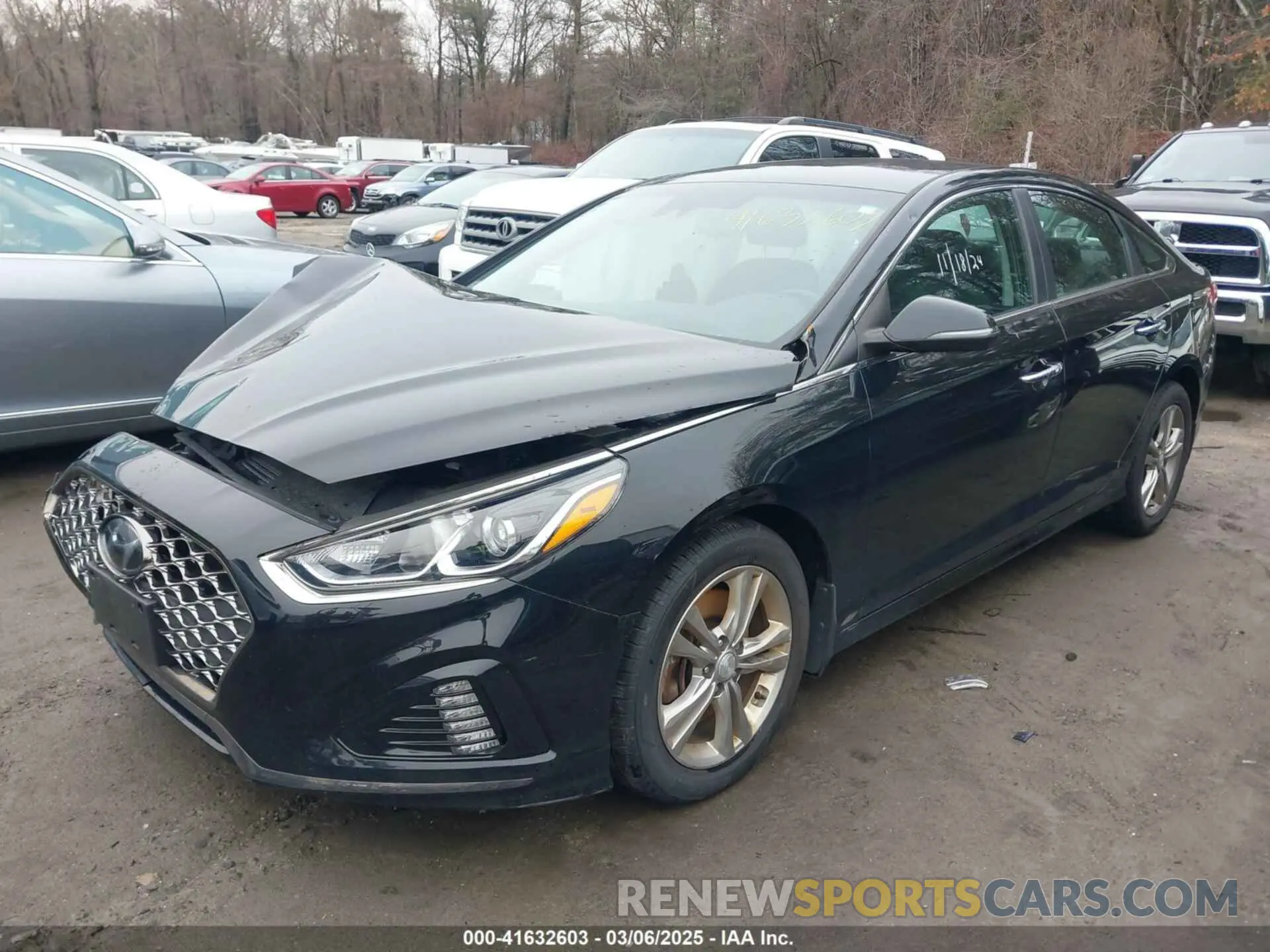 2 fotografías del automóvil dañado 5NPE34AF7KH799840 HYUNDAI SONATA 2019