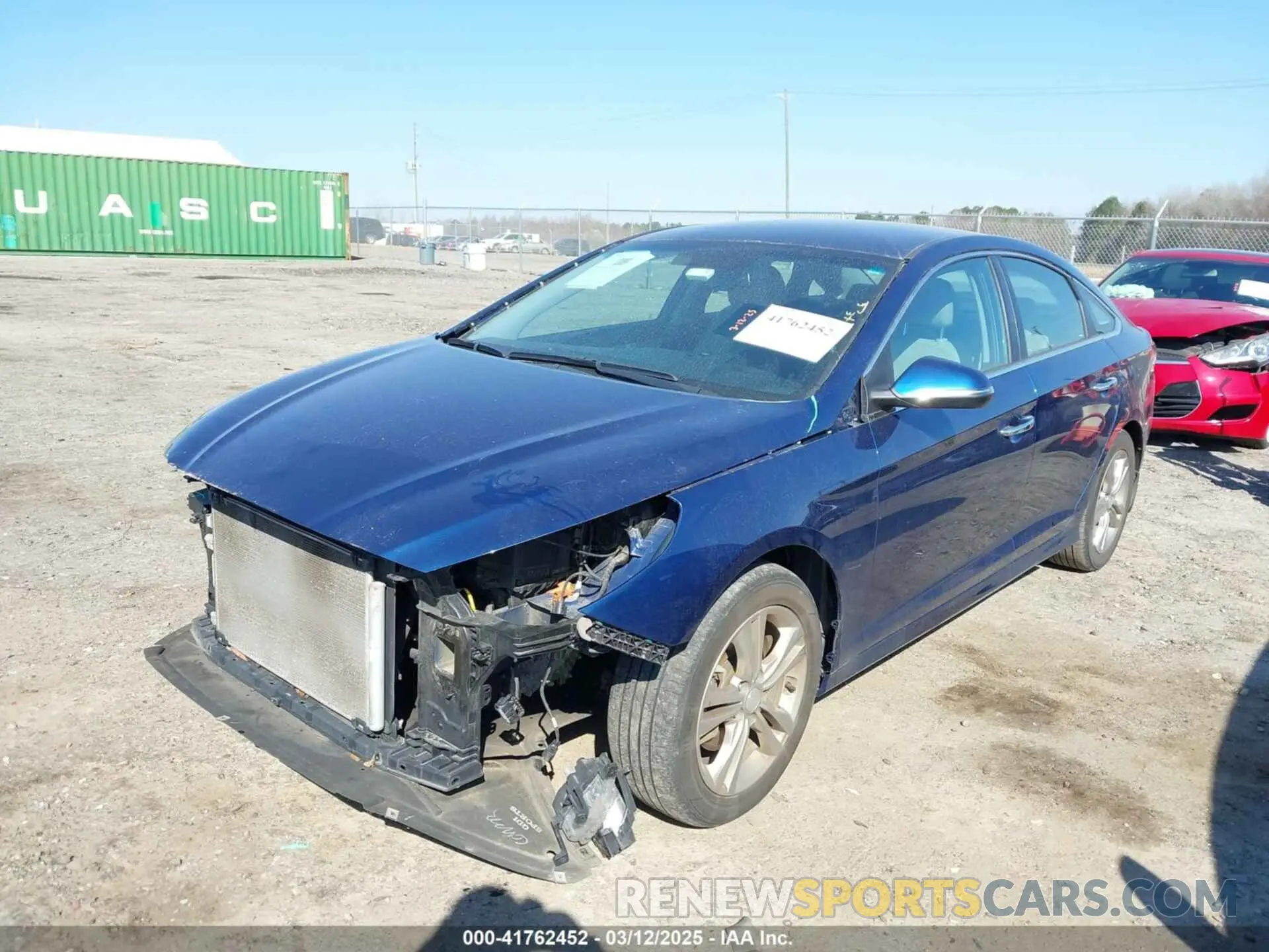 2 fotografías del automóvil dañado 5NPE34AF7KH805958 HYUNDAI SONATA 2019