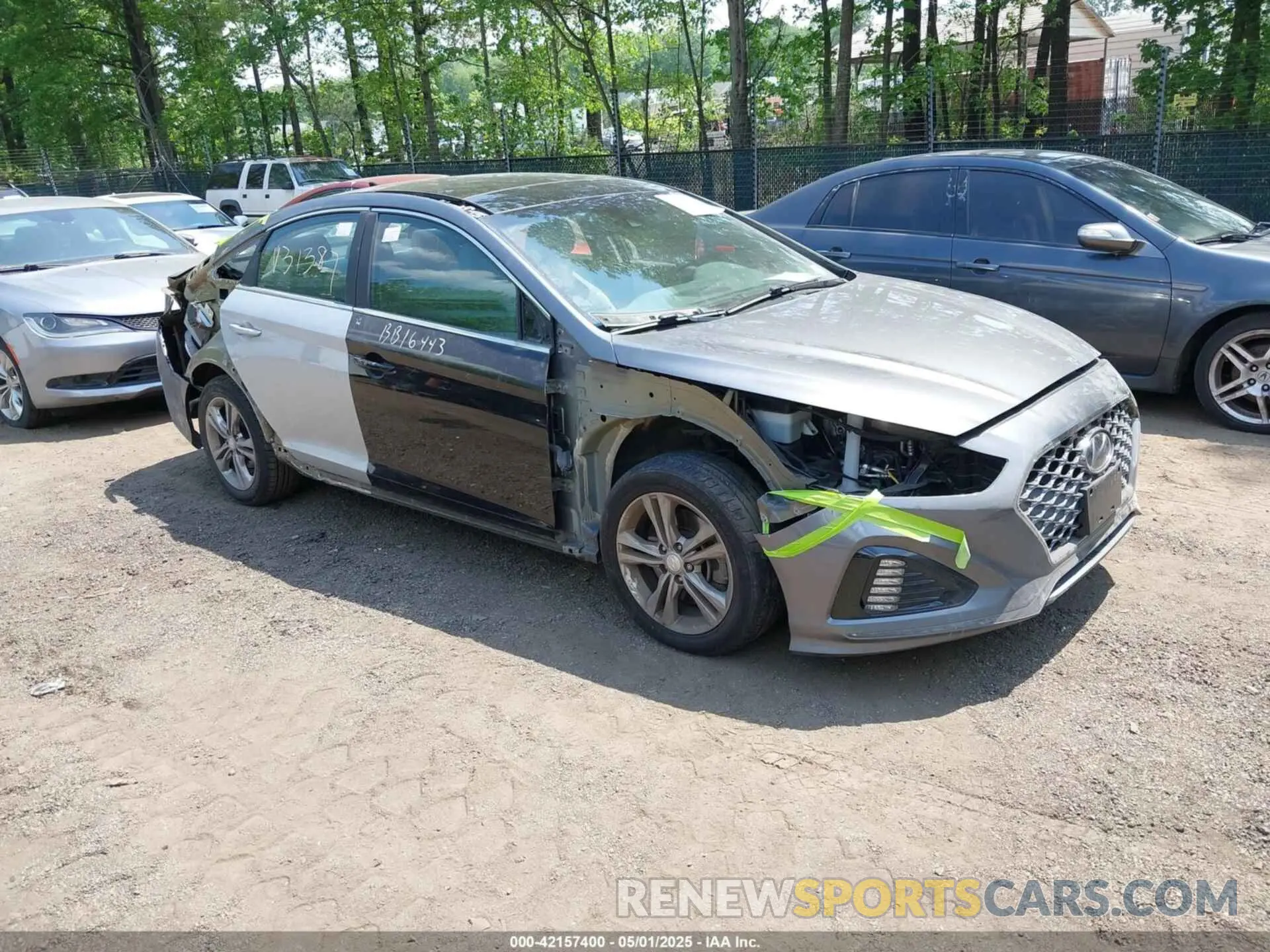 1 fotografías del automóvil dañado 5NPE34AF7KH809430 HYUNDAI SONATA 2019
