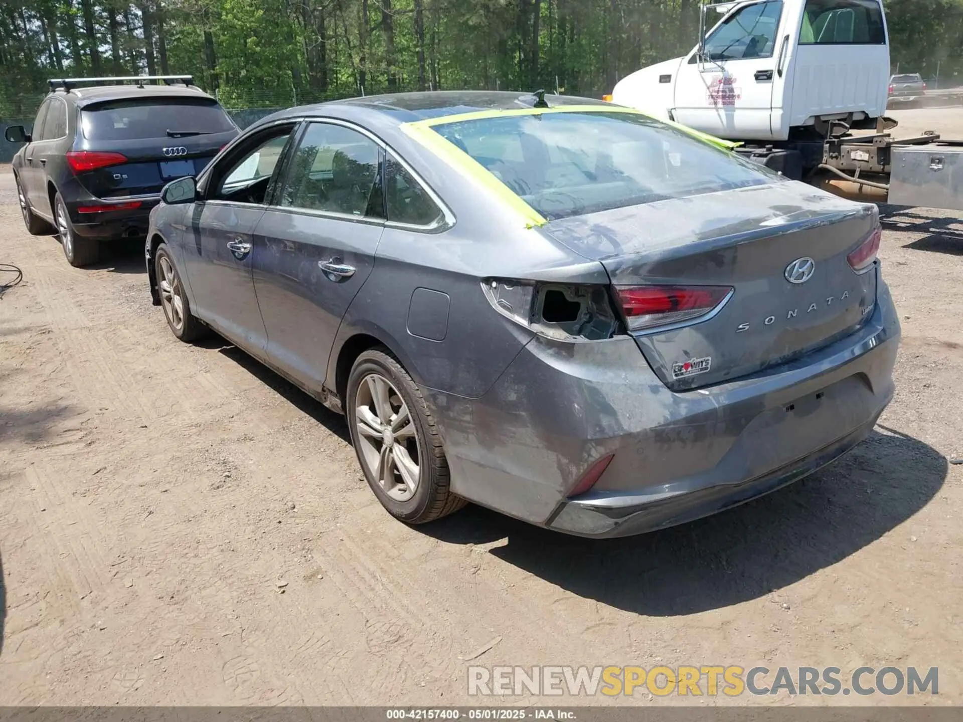 3 fotografías del automóvil dañado 5NPE34AF7KH809430 HYUNDAI SONATA 2019