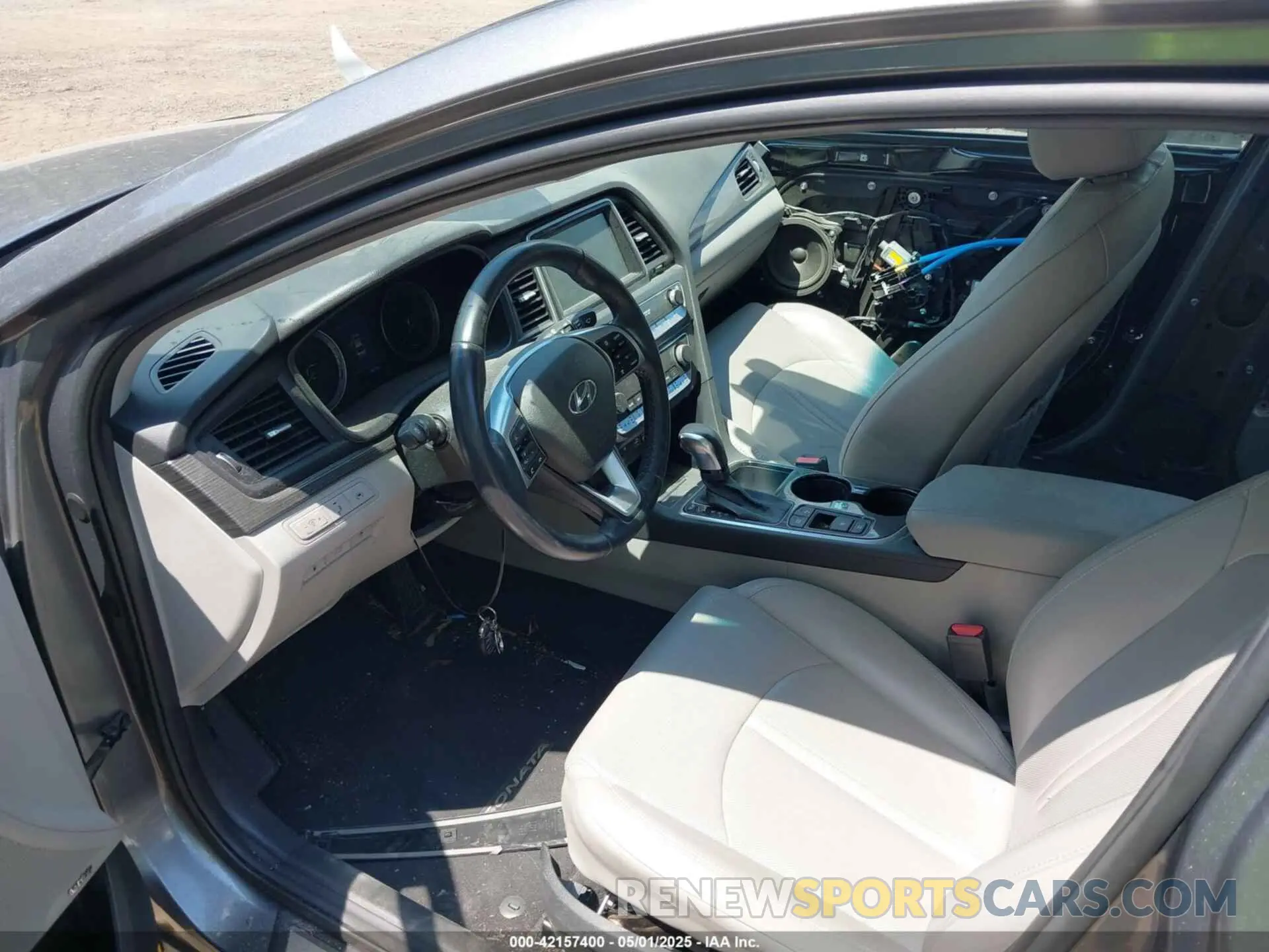 5 fotografías del automóvil dañado 5NPE34AF7KH809430 HYUNDAI SONATA 2019