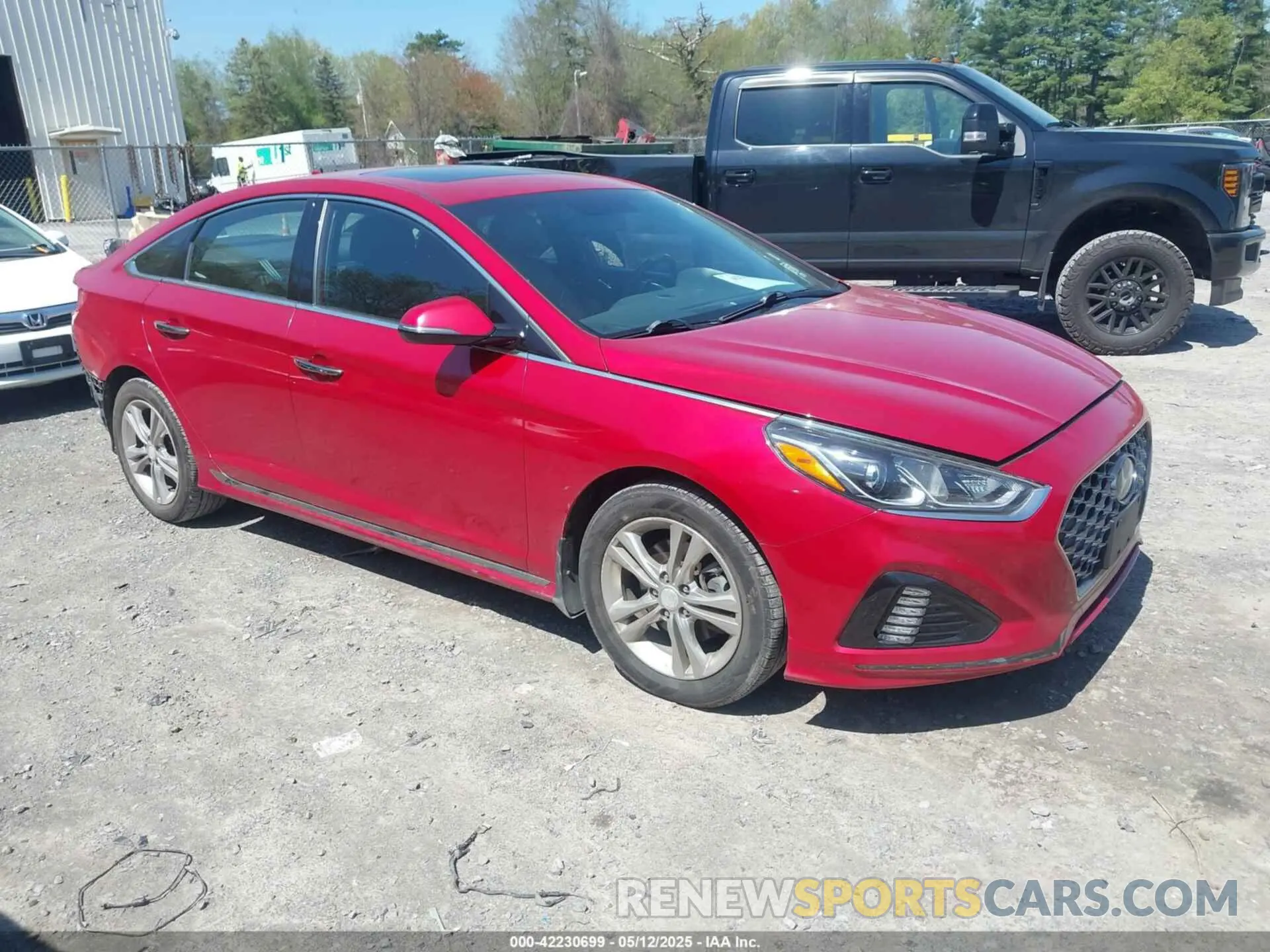 1 fotografías del automóvil dañado 5NPE34AF8KH733278 HYUNDAI SONATA 2019