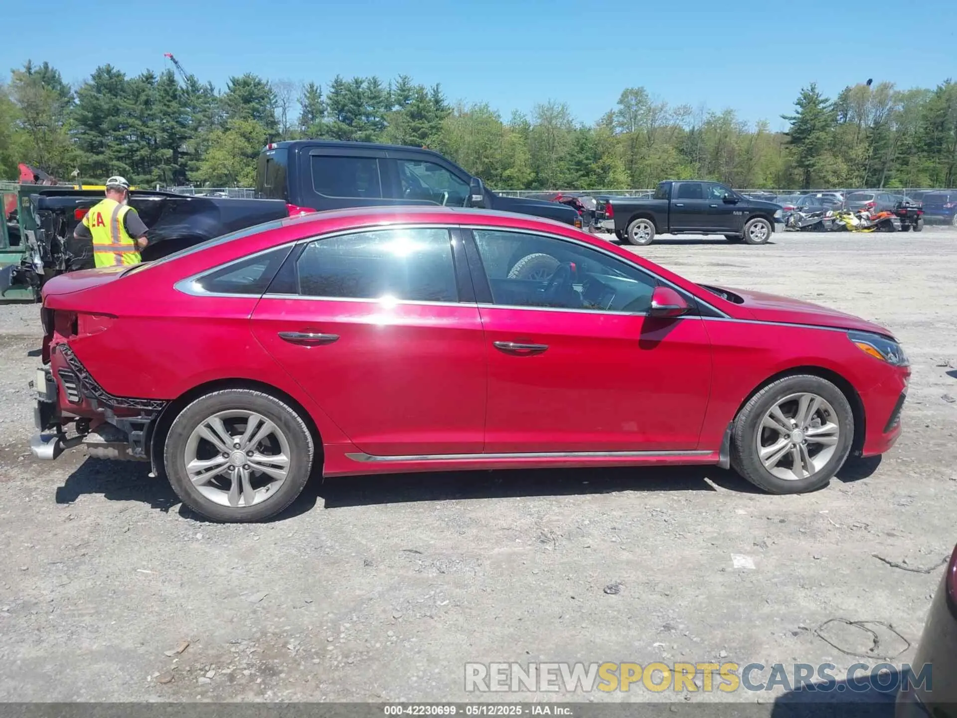 13 fotografías del automóvil dañado 5NPE34AF8KH733278 HYUNDAI SONATA 2019