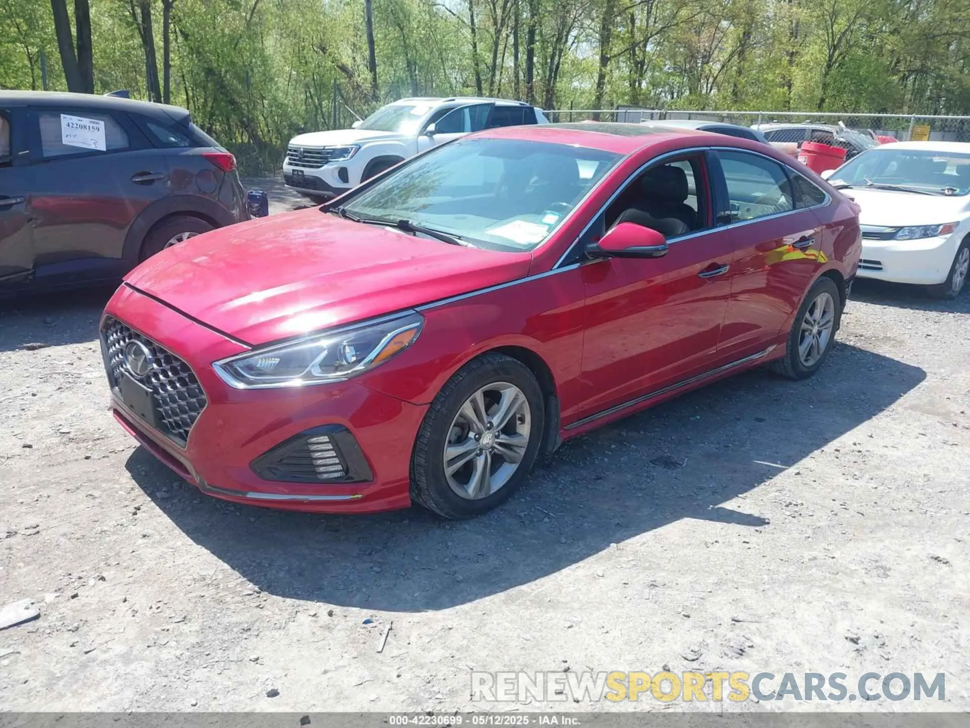 2 fotografías del automóvil dañado 5NPE34AF8KH733278 HYUNDAI SONATA 2019