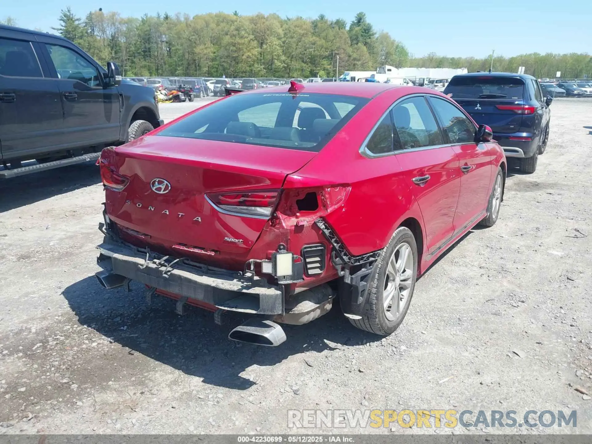 6 fotografías del automóvil dañado 5NPE34AF8KH733278 HYUNDAI SONATA 2019