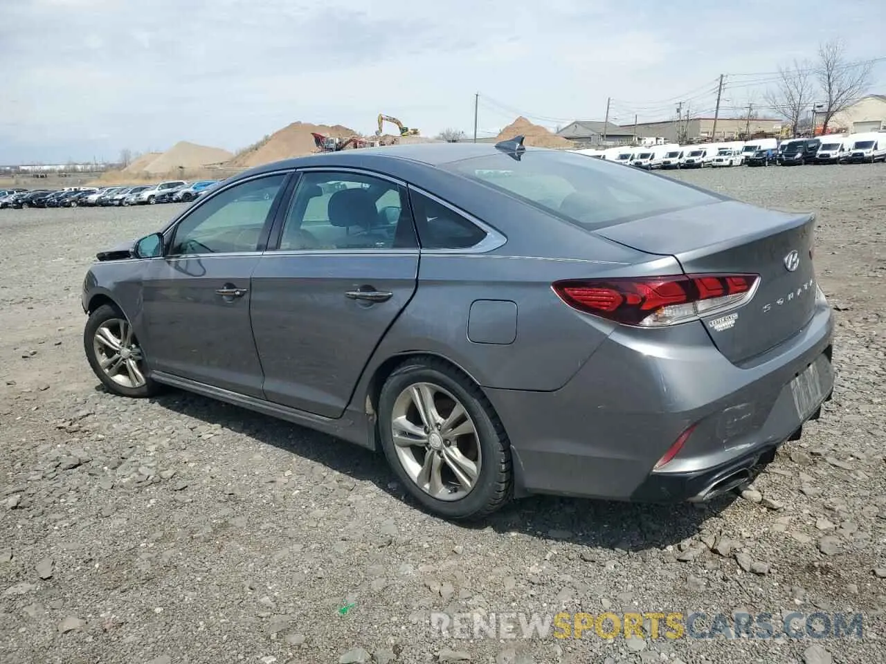 2 fotografías del automóvil dañado 5NPE34AF8KH758858 HYUNDAI SONATA 2019