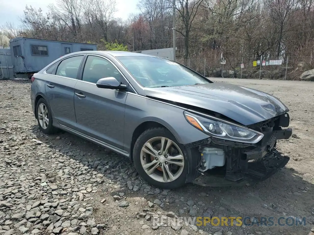 4 fotografías del automóvil dañado 5NPE34AF8KH758858 HYUNDAI SONATA 2019