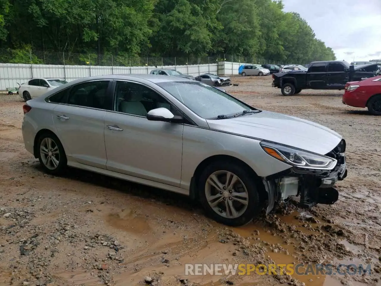 4 fotografías del automóvil dañado 5NPE34AF8KH791634 HYUNDAI SONATA 2019