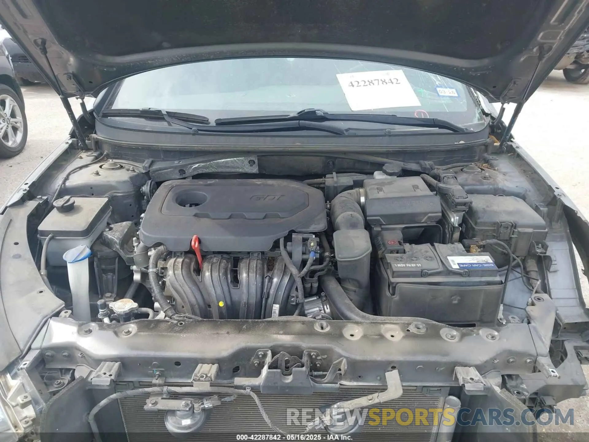 10 fotografías del automóvil dañado 5NPE34AF9KH767097 HYUNDAI SONATA 2019