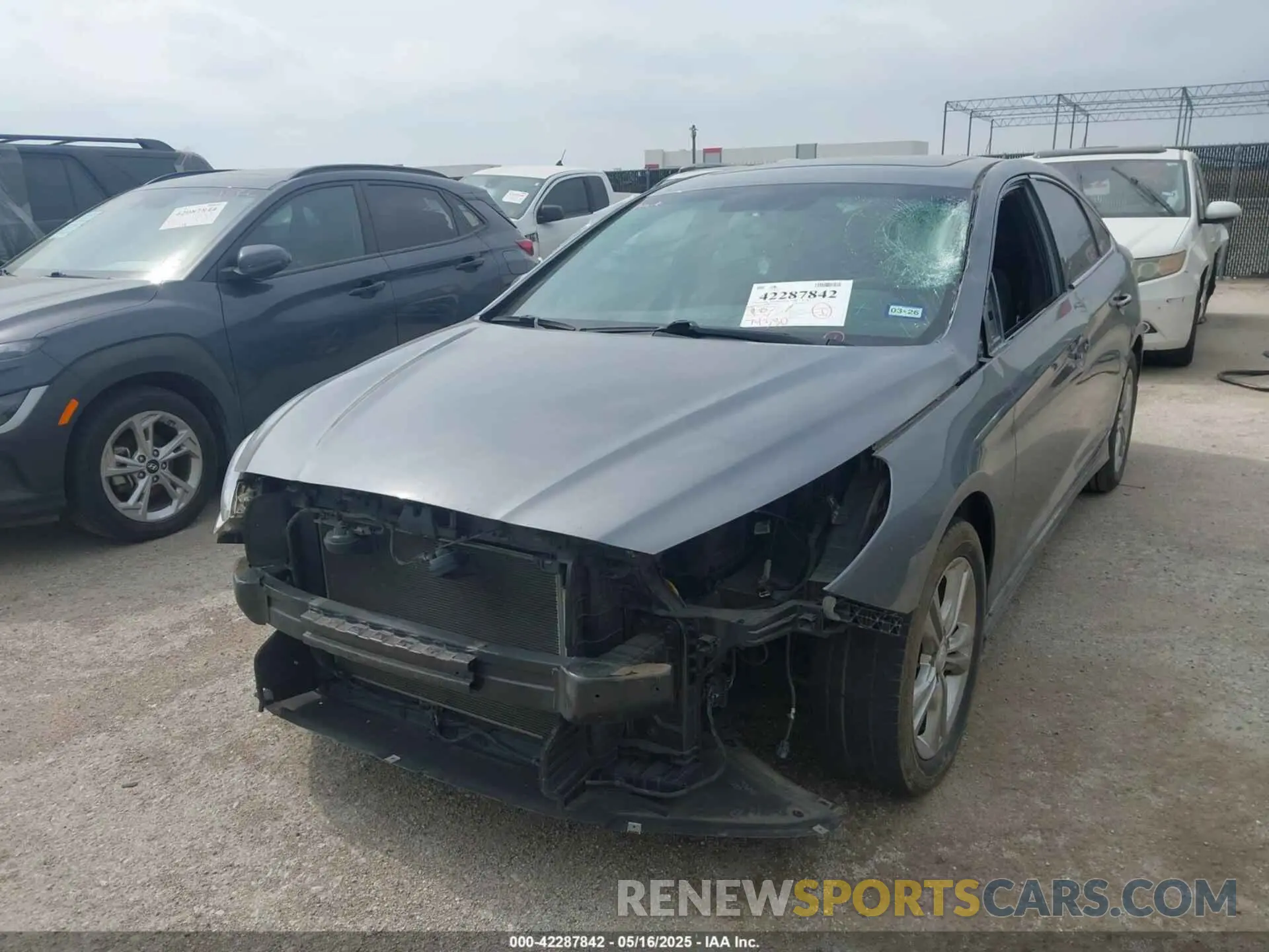 2 fotografías del automóvil dañado 5NPE34AF9KH767097 HYUNDAI SONATA 2019