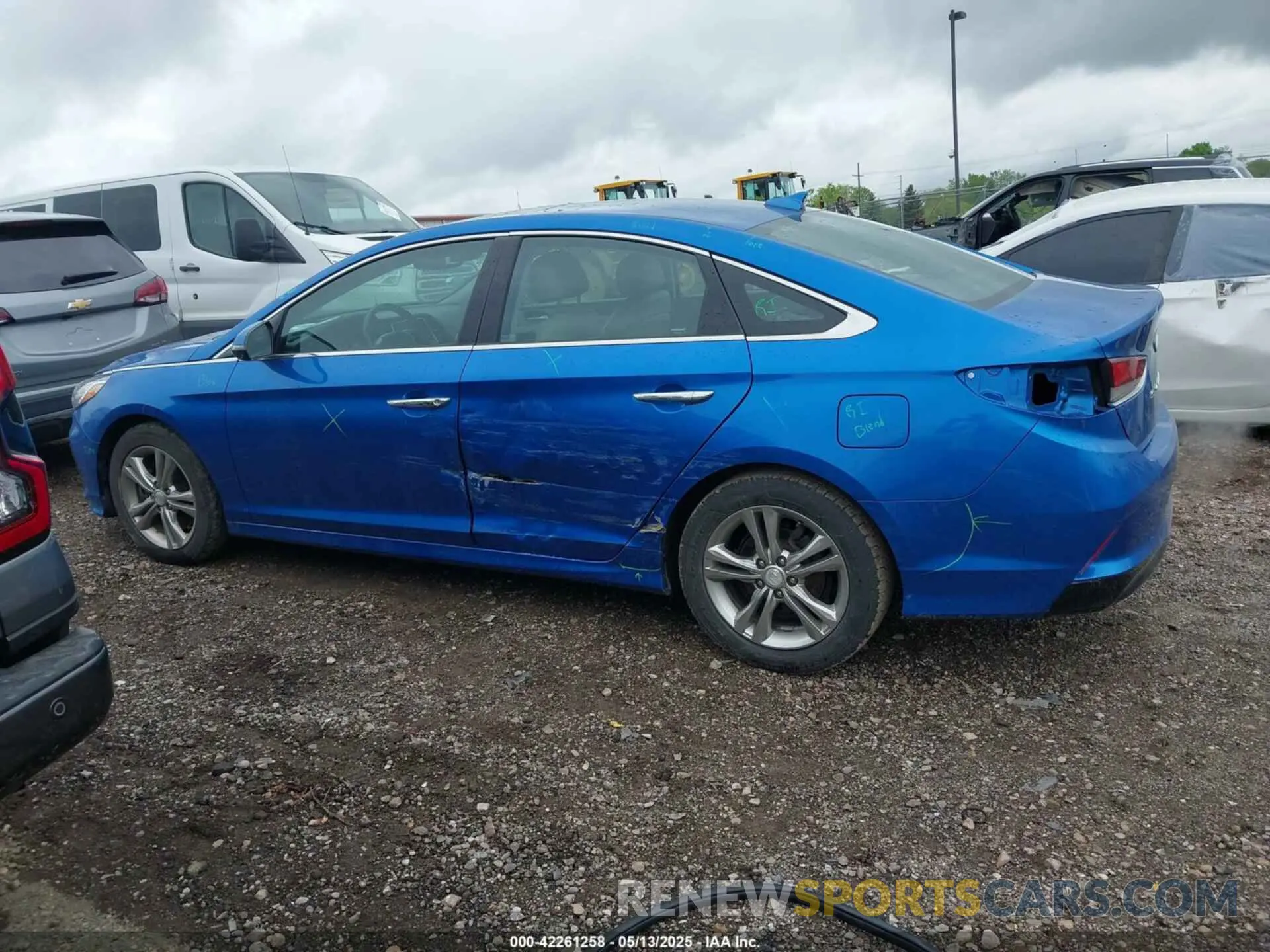 15 fotografías del automóvil dañado 5NPE34AF9KH776723 HYUNDAI SONATA 2019