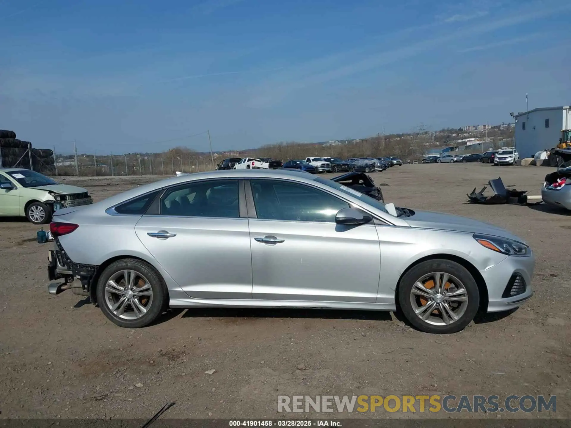 14 fotografías del automóvil dañado 5NPE34AF9KH777242 HYUNDAI SONATA 2019