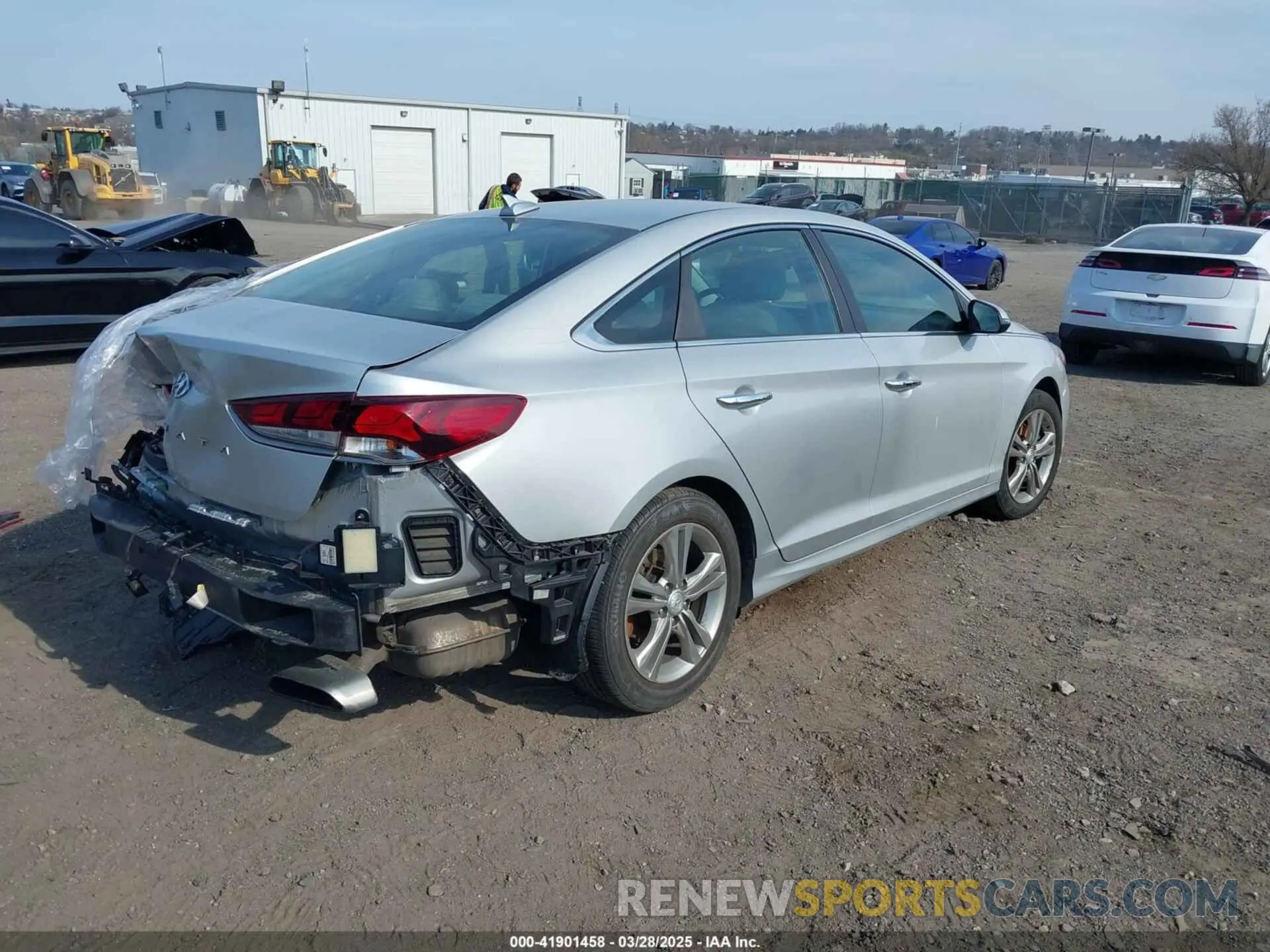 4 fotografías del automóvil dañado 5NPE34AF9KH777242 HYUNDAI SONATA 2019