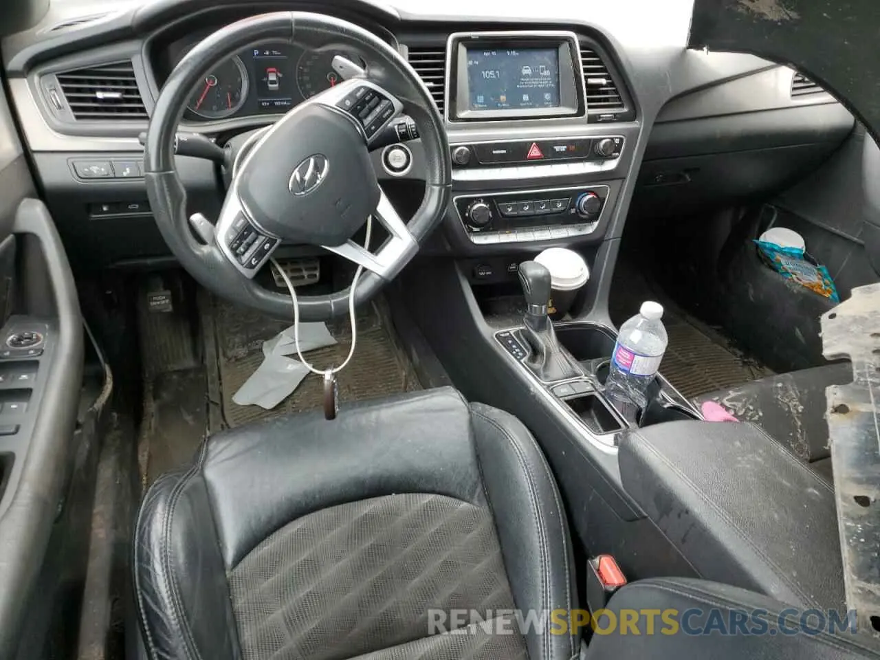 8 fotografías del automóvil dañado 5NPE34AF9KH785065 HYUNDAI SONATA 2019