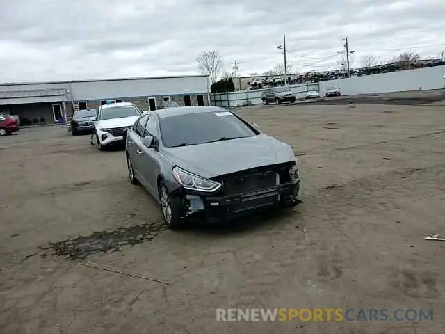11 fotografías del automóvil dañado 5NPE34AF9KH795563 HYUNDAI SONATA 2019