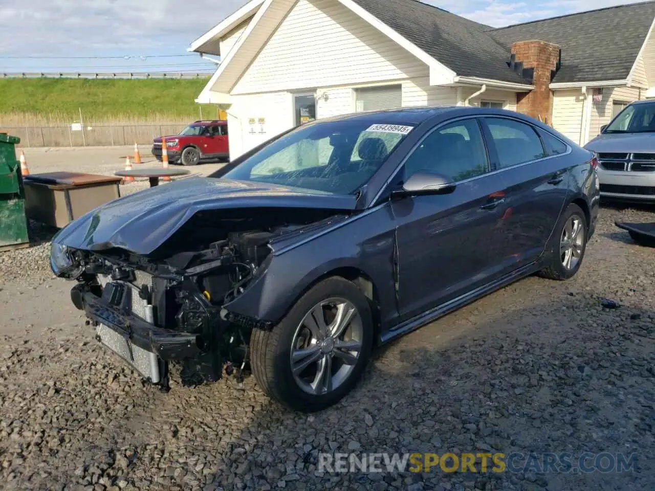 1 fotografías del automóvil dañado 5NPE34AF9KH815763 HYUNDAI SONATA 2019