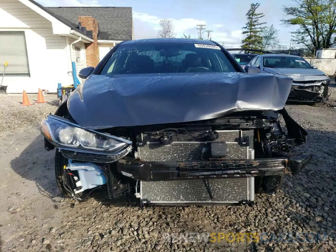 5 fotografías del automóvil dañado 5NPE34AF9KH815763 HYUNDAI SONATA 2019