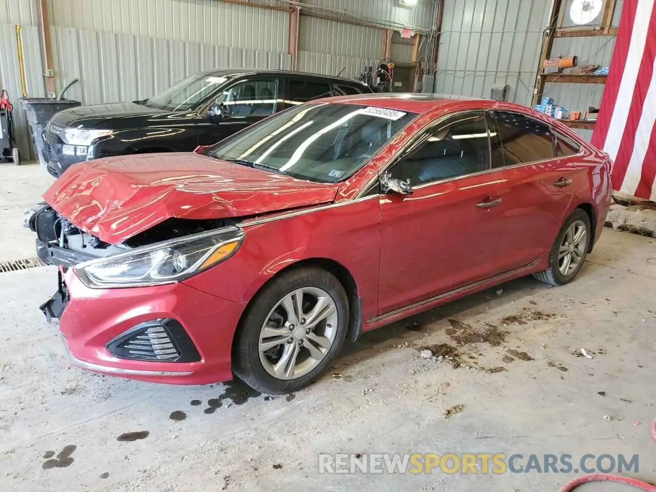 1 fotografías del automóvil dañado 5NPE34AF9KH821708 HYUNDAI SONATA 2019