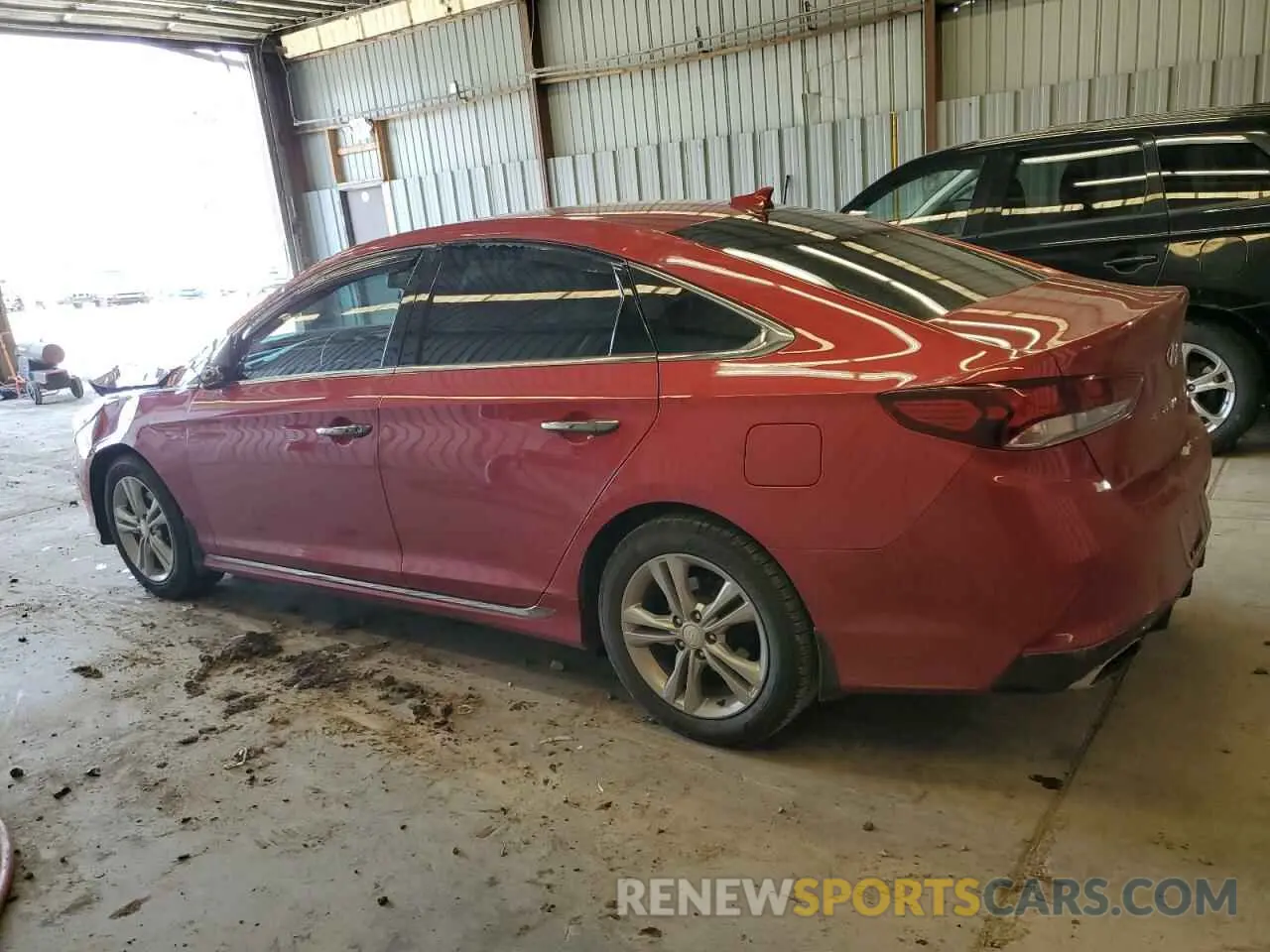 2 fotografías del automóvil dañado 5NPE34AF9KH821708 HYUNDAI SONATA 2019
