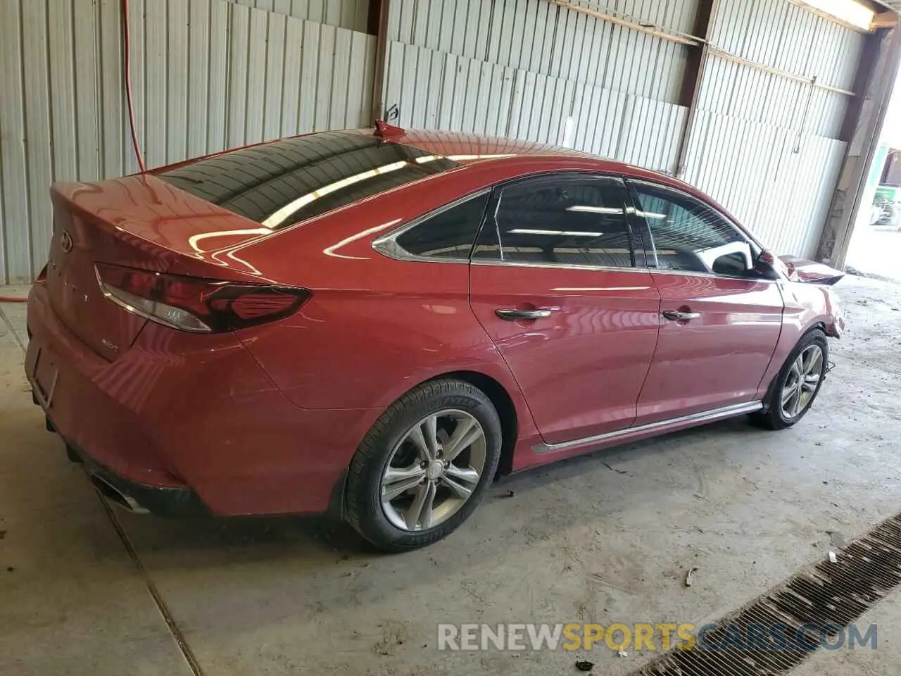 3 fotografías del automóvil dañado 5NPE34AF9KH821708 HYUNDAI SONATA 2019