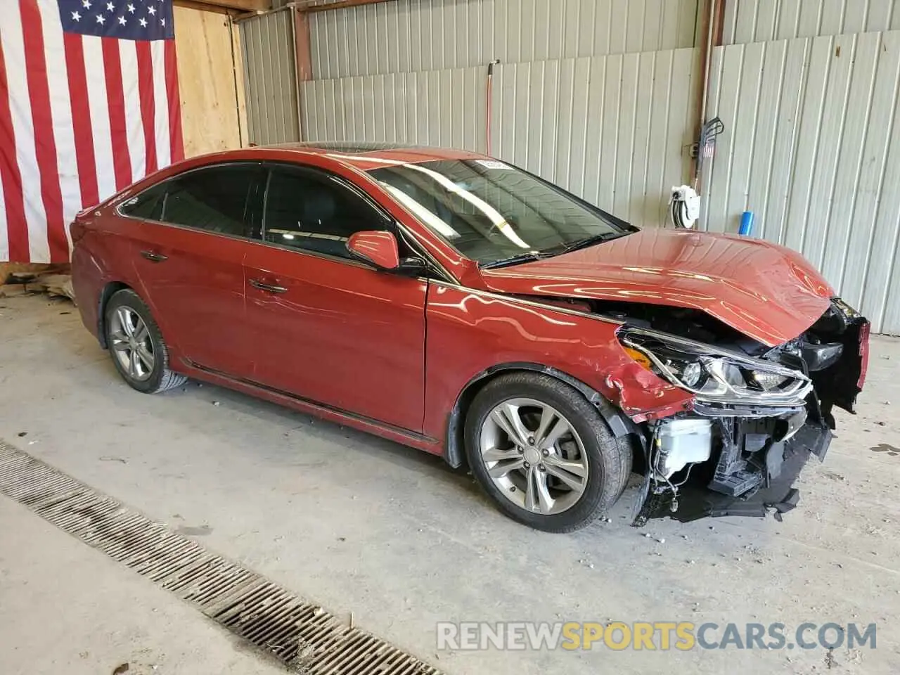 4 fotografías del automóvil dañado 5NPE34AF9KH821708 HYUNDAI SONATA 2019