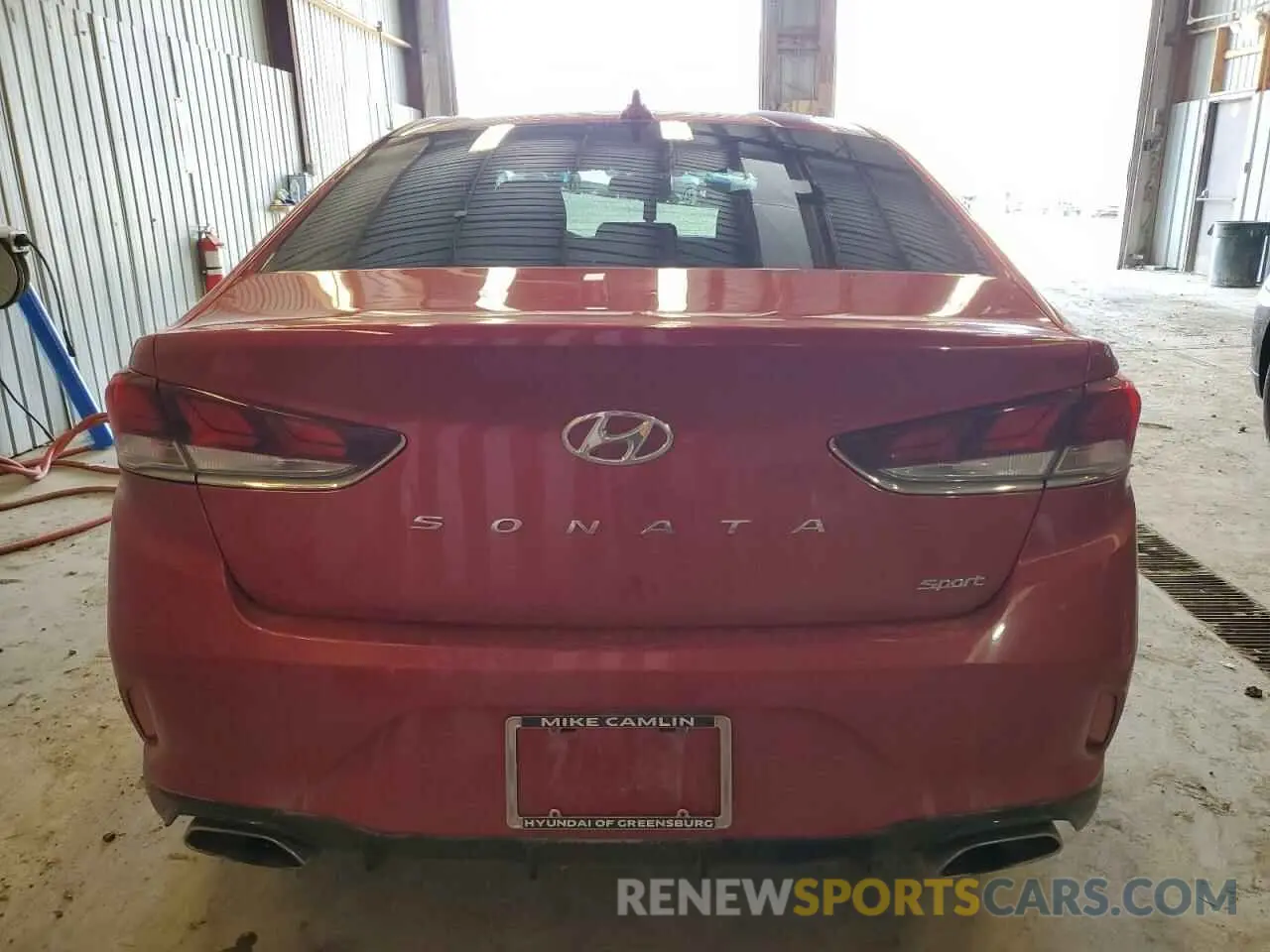 6 fotografías del automóvil dañado 5NPE34AF9KH821708 HYUNDAI SONATA 2019