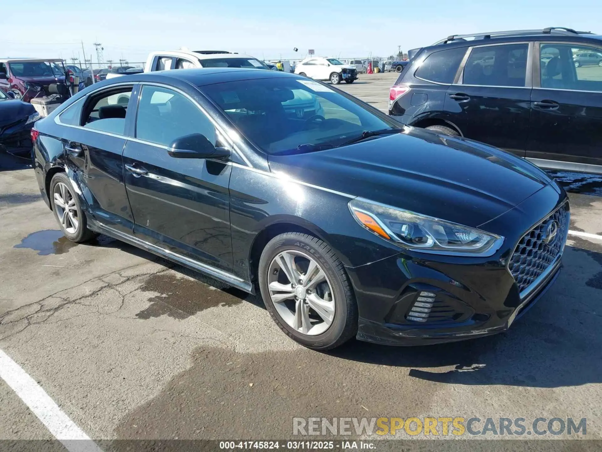 1 fotografías del automóvil dañado 5NPE34AFXKH732696 HYUNDAI SONATA 2019