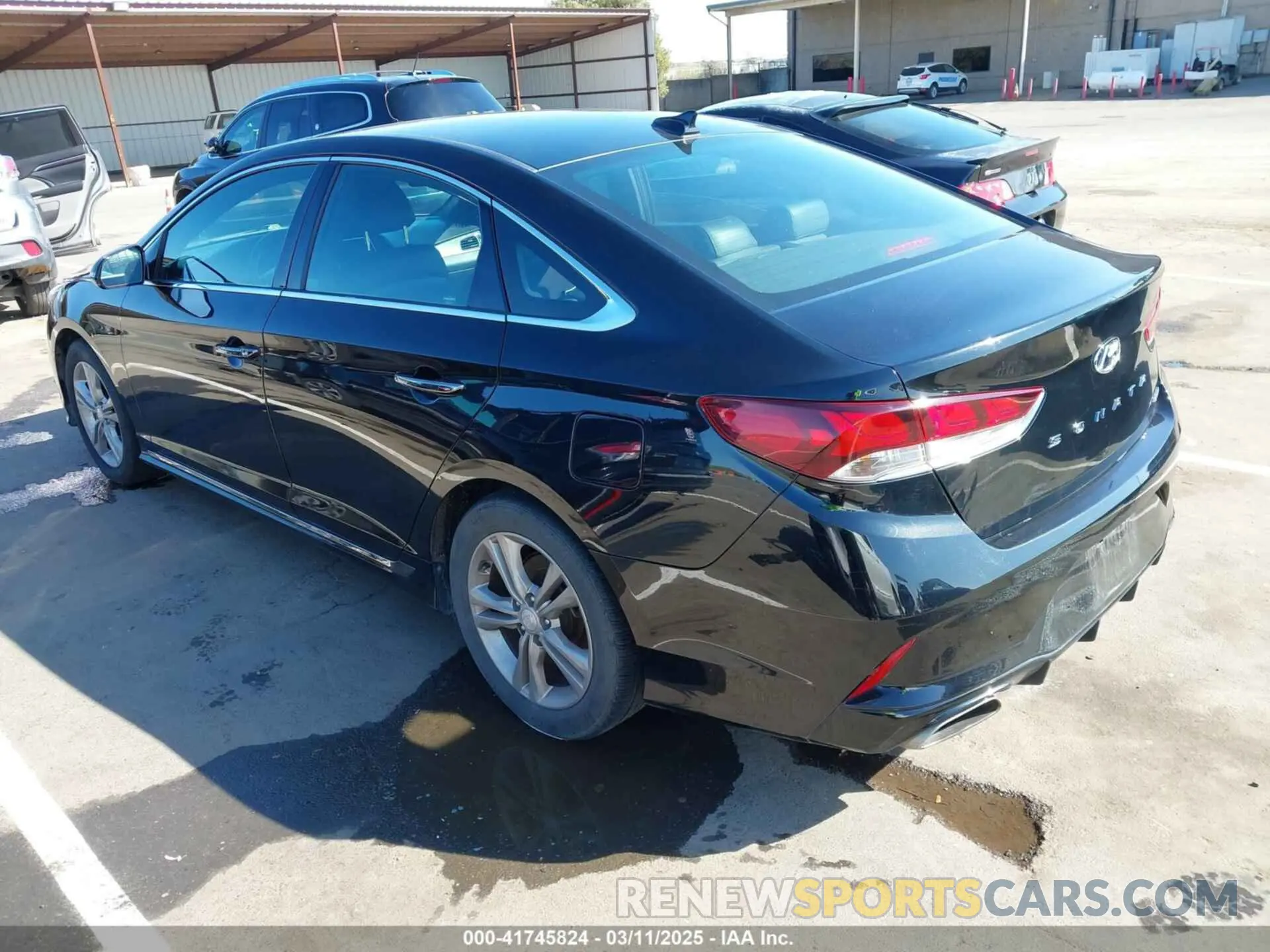 3 fotografías del automóvil dañado 5NPE34AFXKH732696 HYUNDAI SONATA 2019
