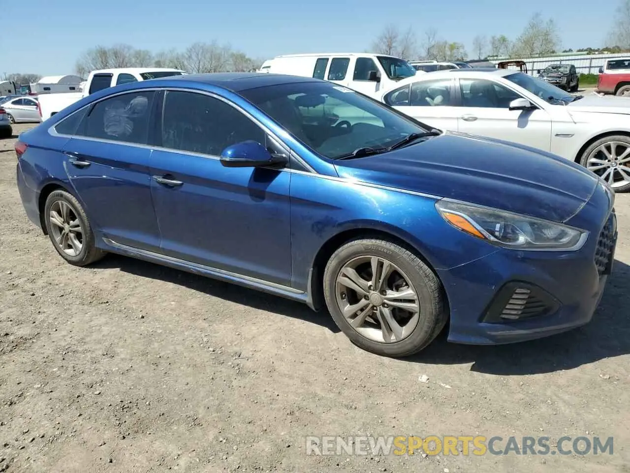 4 fotografías del automóvil dañado 5NPE34AFXKH751541 HYUNDAI SONATA 2019