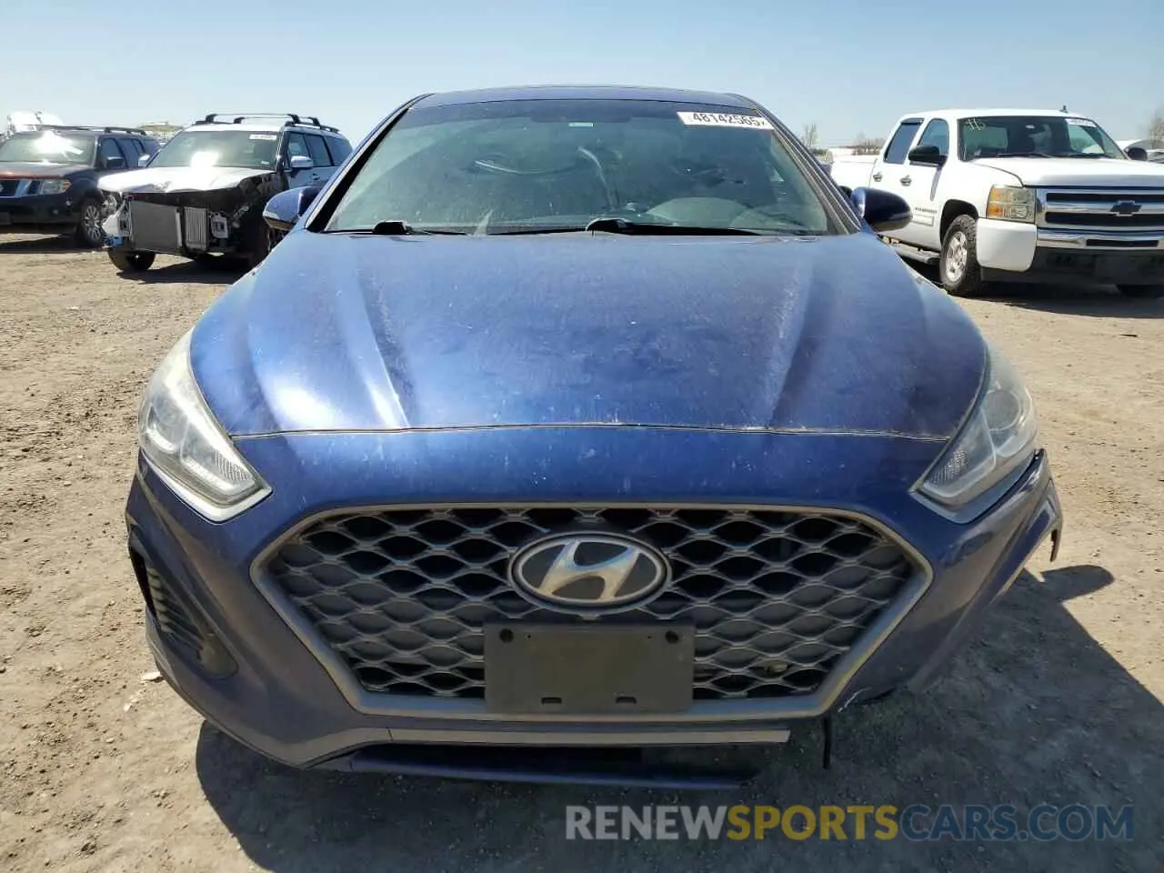 5 fotografías del automóvil dañado 5NPE34AFXKH751541 HYUNDAI SONATA 2019